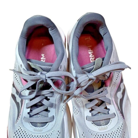 Saucony Women's Athletic Shoes - Light Gray and Pink - Picture 9 of 9